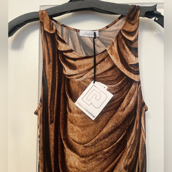 PACO RABANNE DRAPE DRESS - Picture 7 of 7